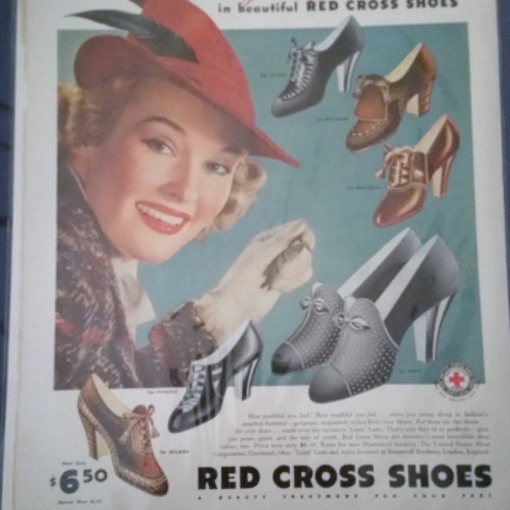 Shoe Magazine Advertisement 1930's / 40's Vintage